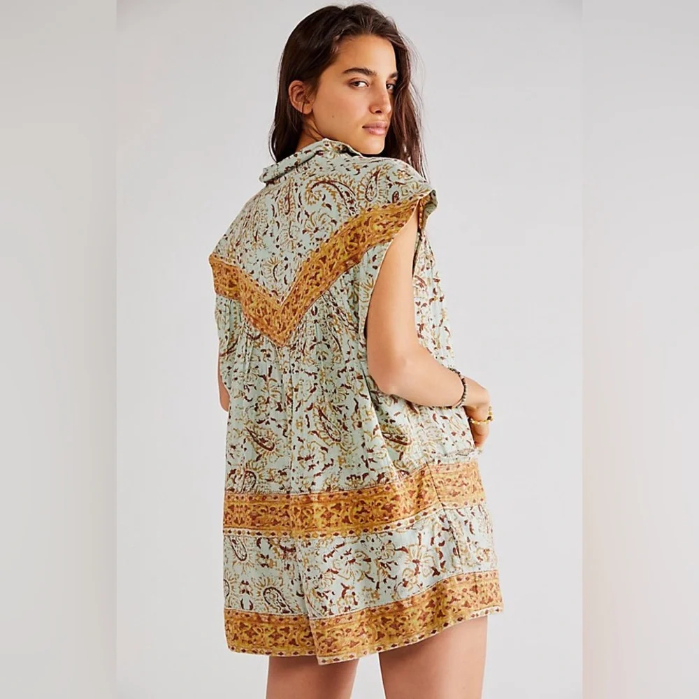 NEW Free People Telly Romper size S - Picture 2 of 13